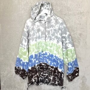 Free People Movement Trapped In Paradise Pullover Hoodie Nightshade Combo Large